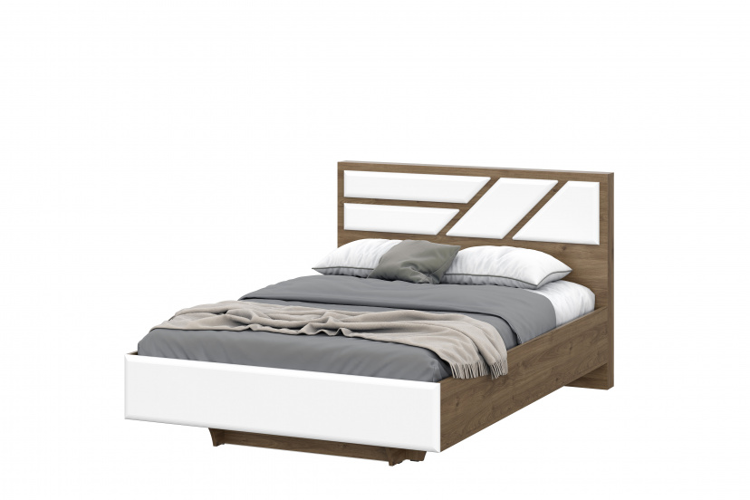 Лагуна-8 Кровать двойная с настилом Престиж (SV-мебель)